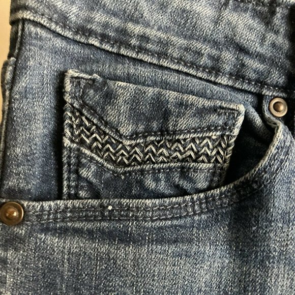 LEVI'S San Francisco Demi Curve Classic RISE Straight Leg Blue Jeans Size 10/30 - Picture 6 of 7